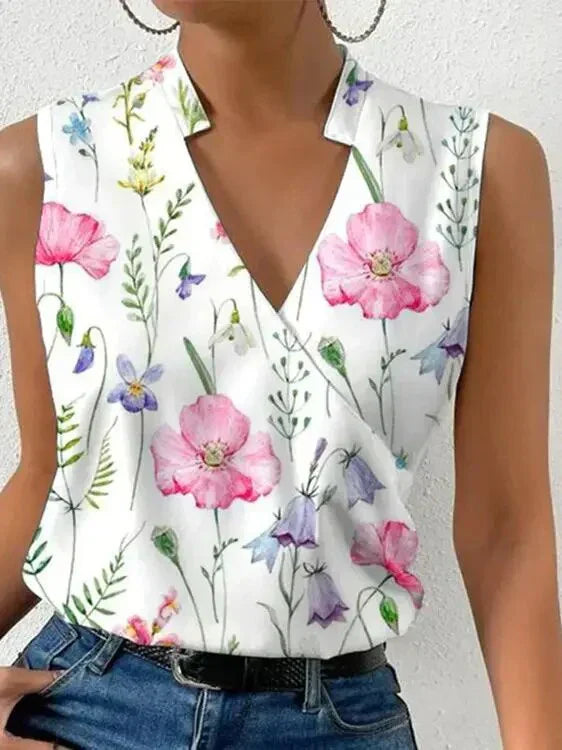Silk Sleeveless Top For Women Limited Edition Silk Collection Timeless Silhouette