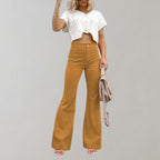 Selvedge Denim High Waisted Flared Jeans Limited Edition Heritage Craft