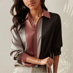 Vertical Stripe Satin Blouse Exclusive Edition From Premium Collection For Women