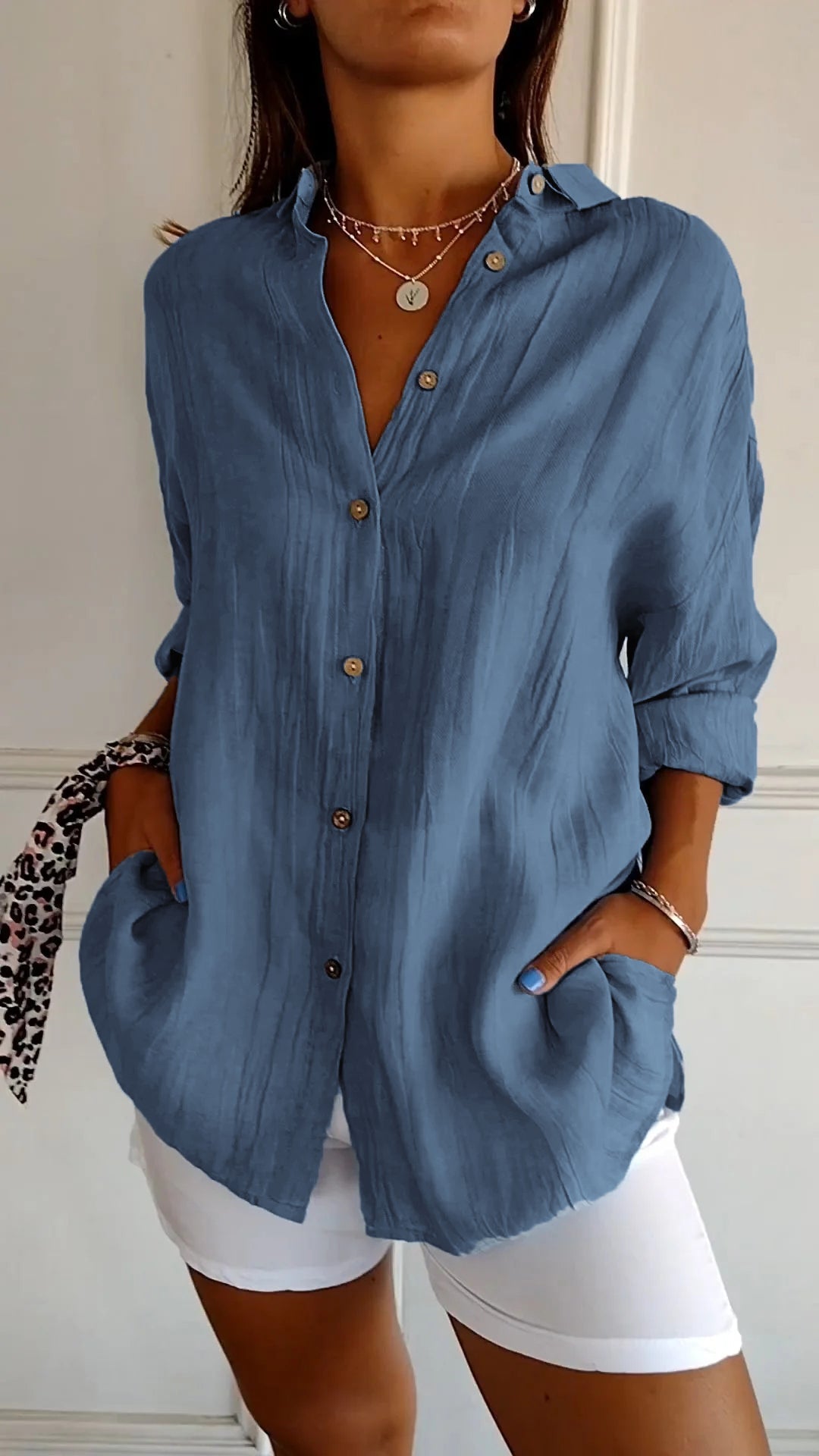 Maya Pleated Blouse Luxe Collection Timeless Elegance Exclusive Heritage