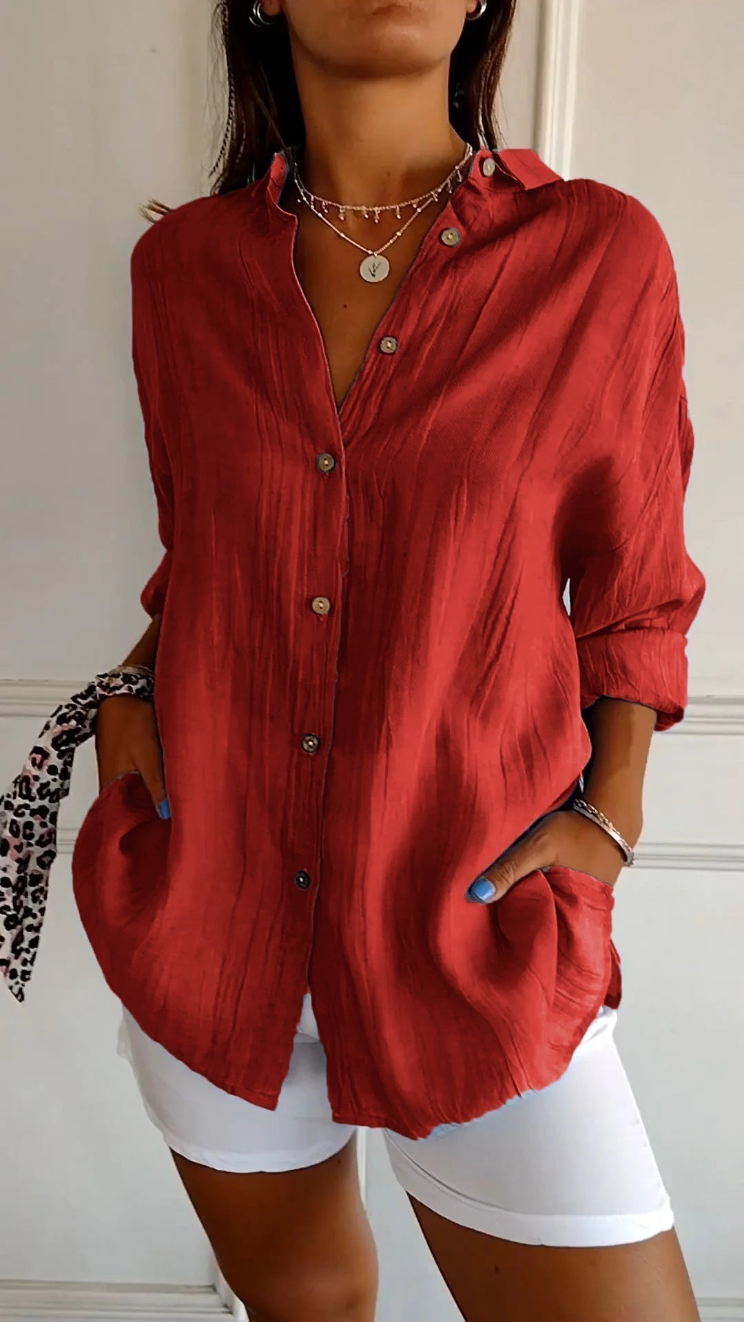 Maya Pleated Blouse Luxe Collection Timeless Elegance Exclusive Heritage
