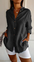 Maya Pleated Blouse Luxe Collection Timeless Elegance Exclusive Heritage
