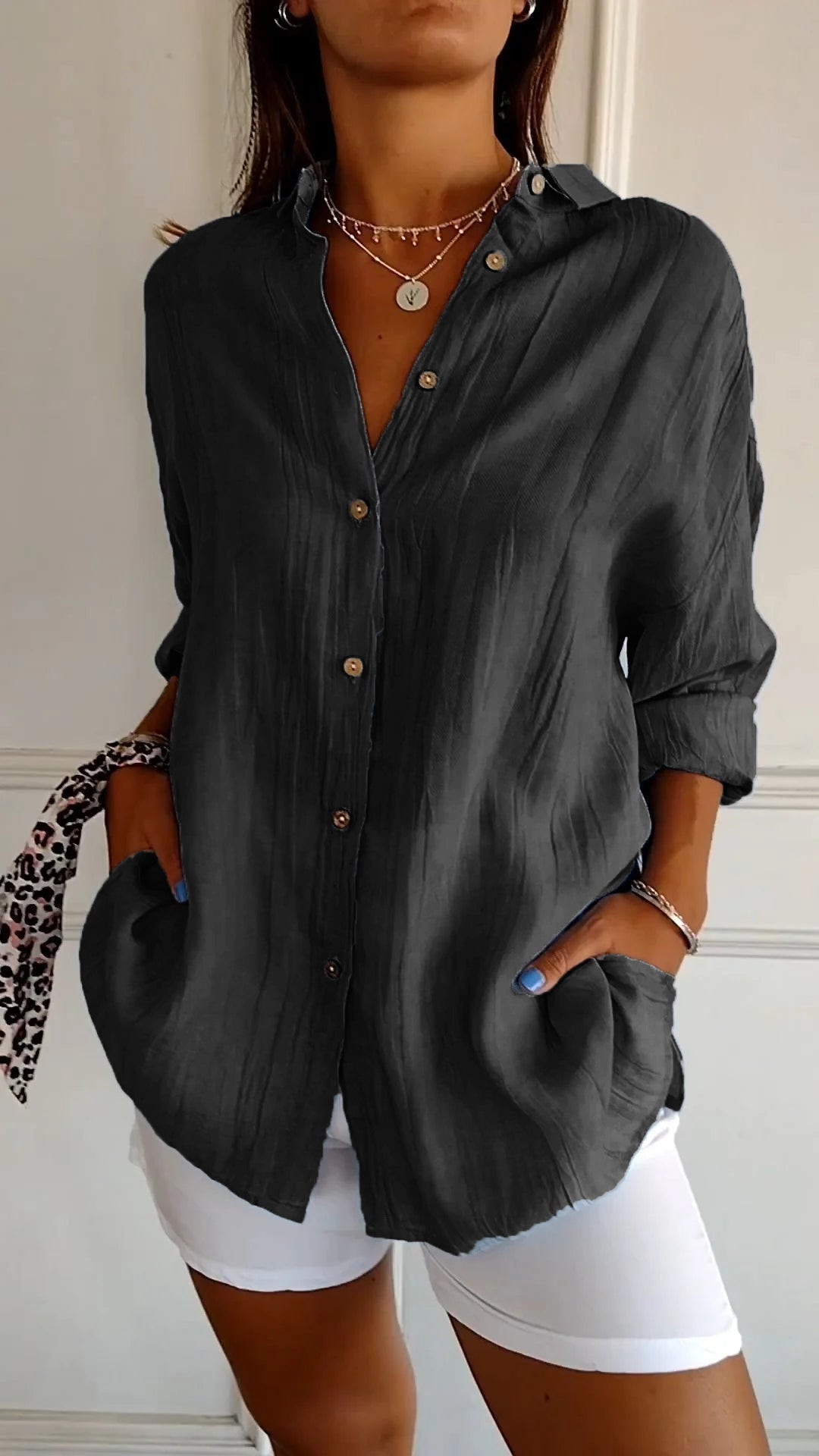 Maya Pleated Blouse Luxe Collection Timeless Elegance Exclusive Heritage