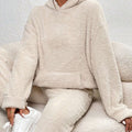 Cocoon Collection Women's Plush Fleece Loungewear Set Hoodie And Joggers Limited Run