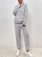 Cocoon Collection Women's Plush Fleece Loungewear Set Hoodie And Joggers Limited Run