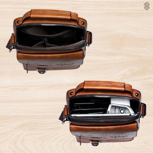 Nappa Leather Shoulder Bag From Signature Collection Limited Edition Craftsmanship