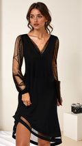 Crepe Luxe Evening Dress Black Collection Exclusive