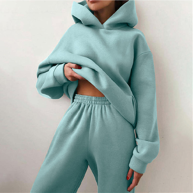Luxe Velour Womens Loungewear Set Hoodie And Joggers Exclusive Edition