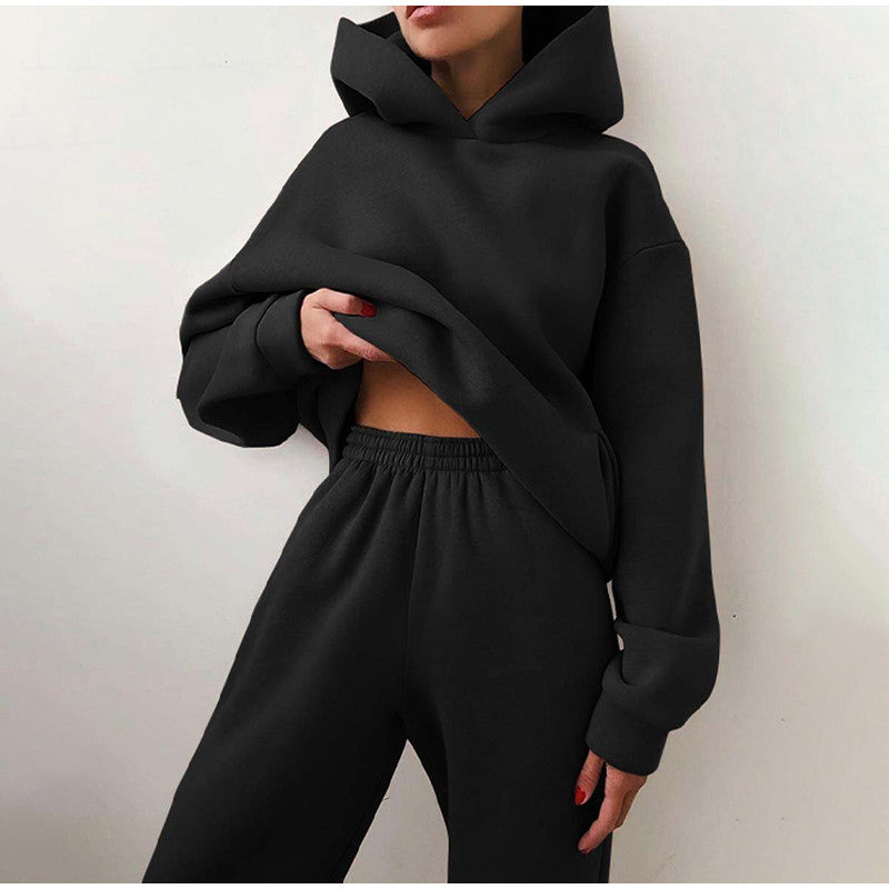 Luxe Velour Womens Loungewear Set Hoodie And Joggers Exclusive Edition