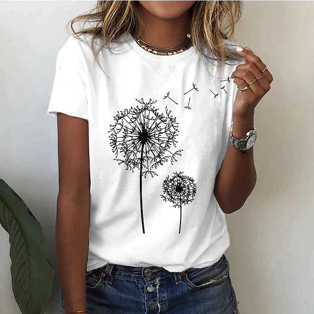 Dandelion Floral Collection T Shirt Exclusive Edition