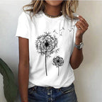 Dandelion Floral Collection T Shirt Exclusive Edition