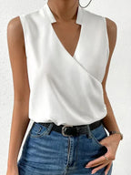 Silk Sleeveless Top For Women Limited Edition Silk Collection Timeless Silhouette
