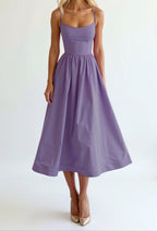 Corset Midi Dress For Women Luxe Fabric Limited Edition Wedding Guest Couture